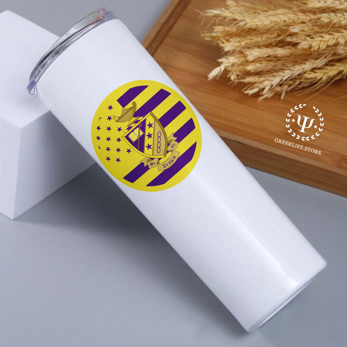 Phi Sigma Pi Stainless Steel Skinny Tumbler 20 OZ