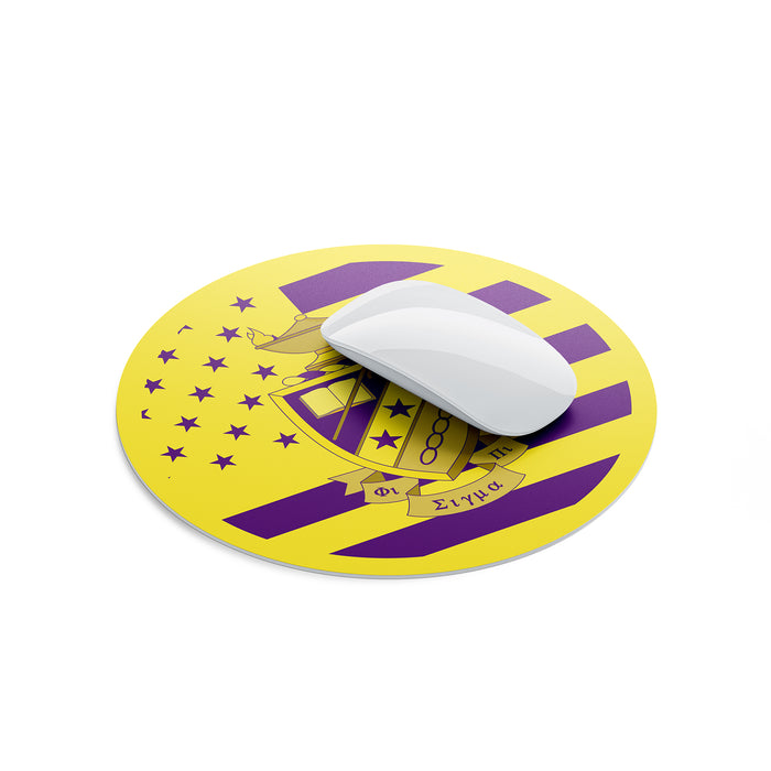 Phi Sigma Pi Mouse Pad Round