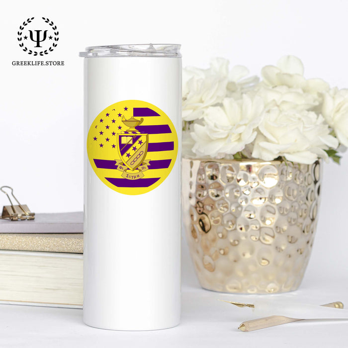 Phi Sigma Pi Stainless Steel Skinny Tumbler 20 OZ