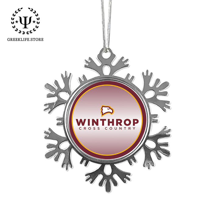 Winthrop University Christmas Ornament - Snowflake Metal