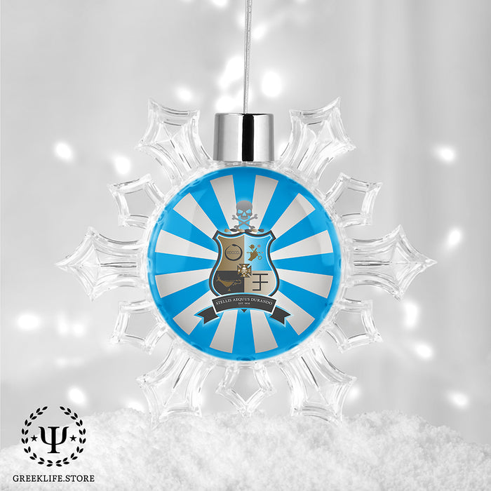 Phi Kappa Sigma Christmas Ornament - Snowflake