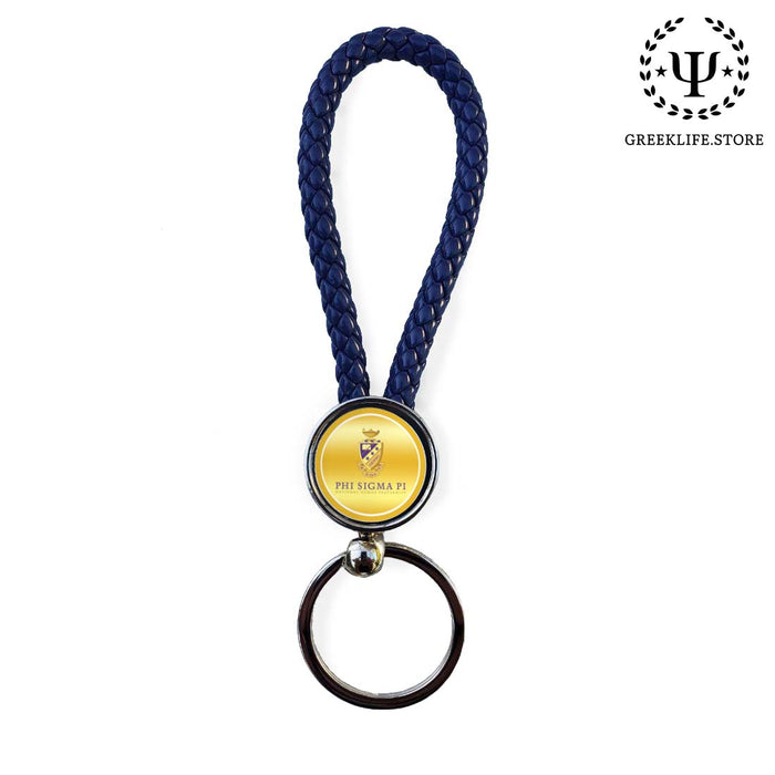 Phi Sigma Pi Key chain round