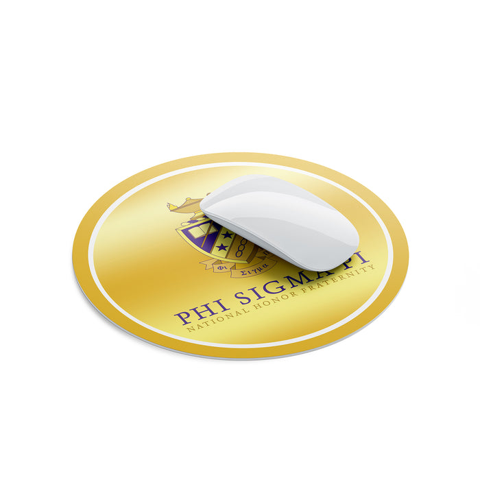 Phi Sigma Pi Mouse Pad Round