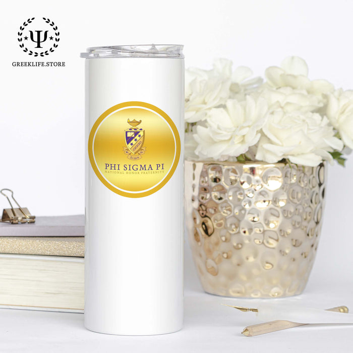 Phi Sigma Pi Stainless Steel Skinny Tumbler 20 OZ