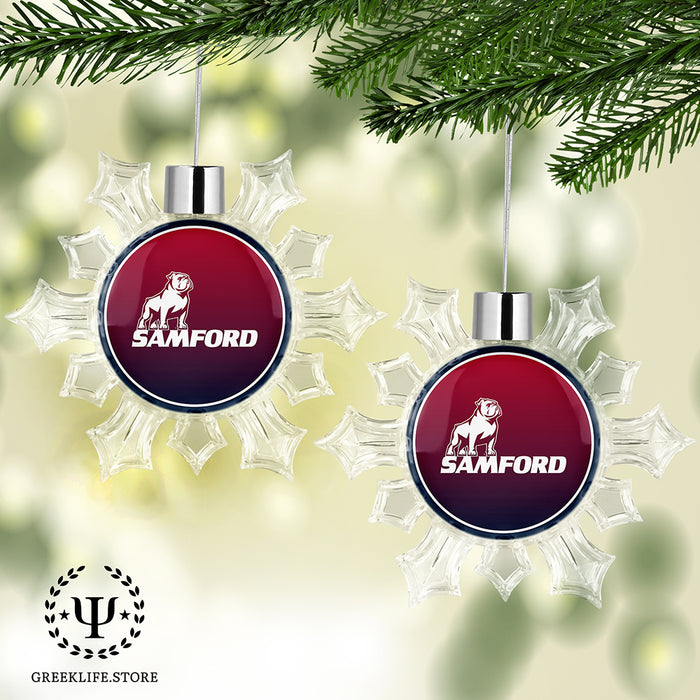 Samford University Christmas Ornament - Snowflake