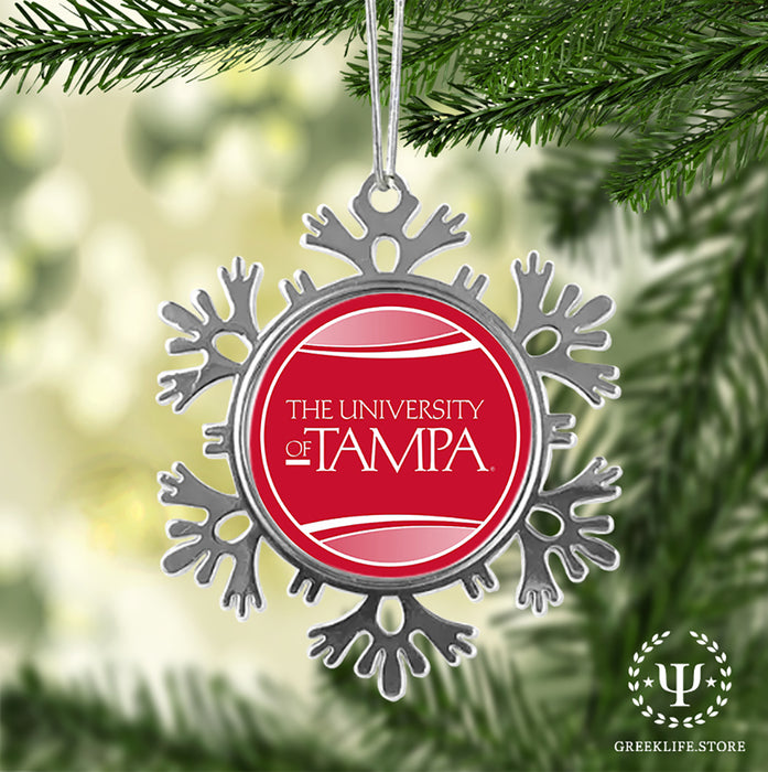 University of Tampa Christmas Ornament - Snowflake Metal