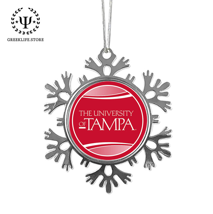 University of Tampa Christmas Ornament - Snowflake Metal