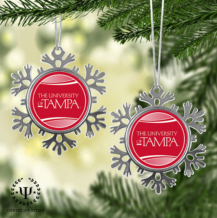 University of Tampa Christmas Ornament - Snowflake Metal