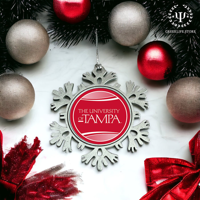 University of Tampa Christmas Ornament - Snowflake Metal