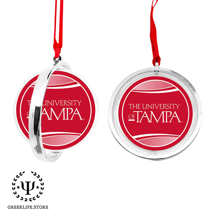 University of Tampa Christmas Reversible Flat Round Ornament
