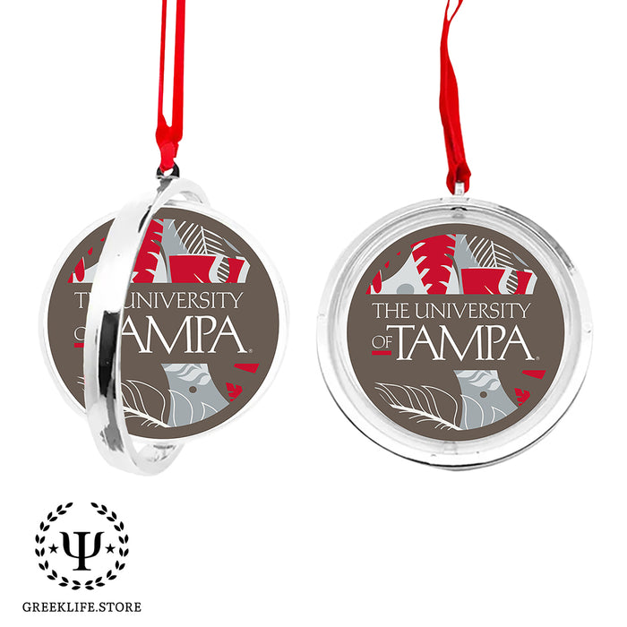 University of Tampa Christmas Reversible Flat Round Ornament