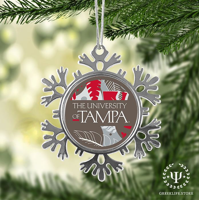 University of Tampa Christmas Ornament - Snowflake Metal
