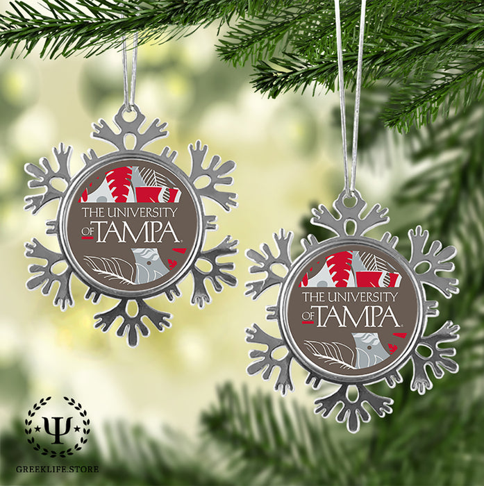 University of Tampa Christmas Ornament - Snowflake Metal