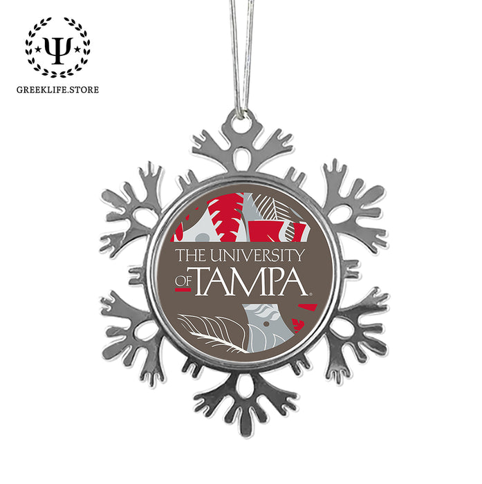 University of Tampa Christmas Ornament - Snowflake Metal