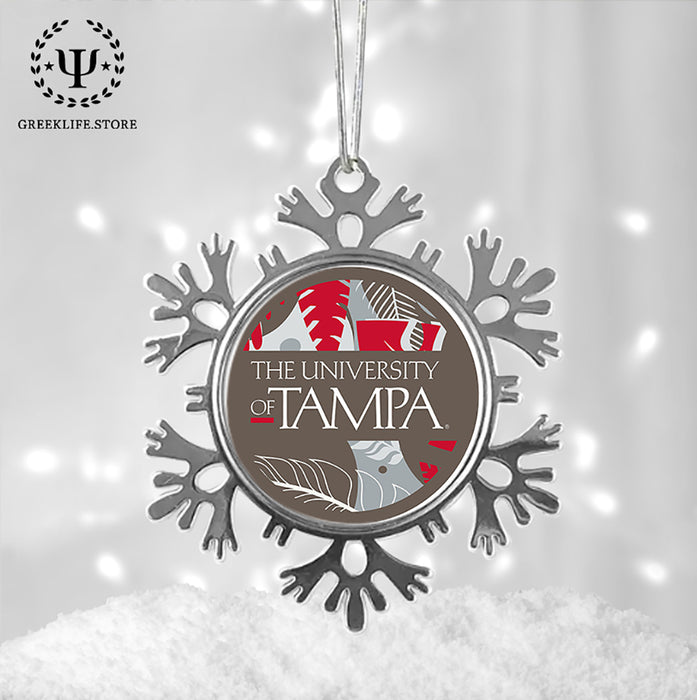 University of Tampa Christmas Ornament - Snowflake Metal