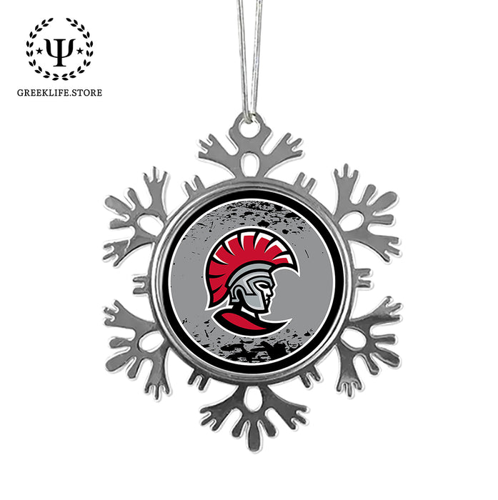 University of Tampa Christmas Ornament - Snowflake Metal