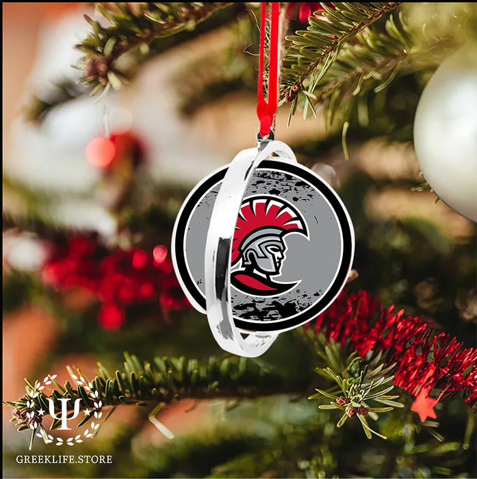 University of Tampa Christmas Reversible Flat Round Ornament