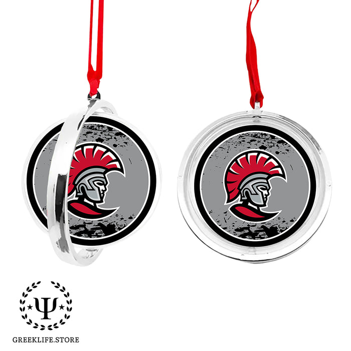 University of Tampa Christmas Reversible Flat Round Ornament