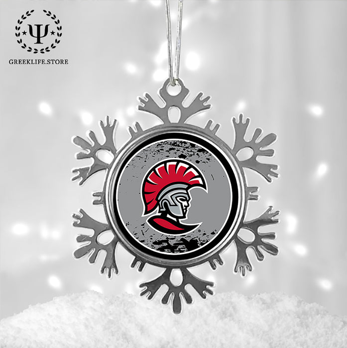 University of Tampa Christmas Ornament - Snowflake Metal