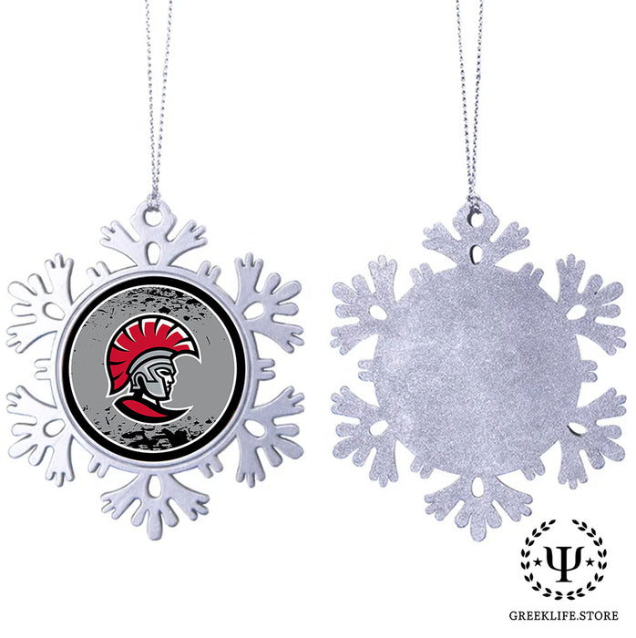 University of Tampa Christmas Ornament - Snowflake Metal