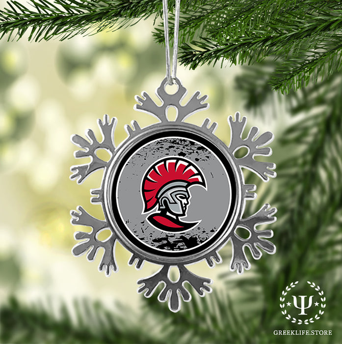 University of Tampa Christmas Ornament - Snowflake Metal