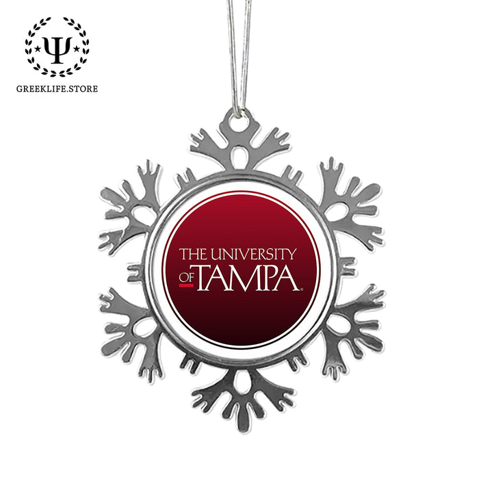 University of Tampa Christmas Ornament - Snowflake Metal