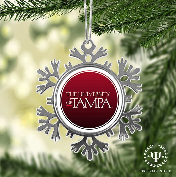 University of Tampa Christmas Ornament - Snowflake Metal