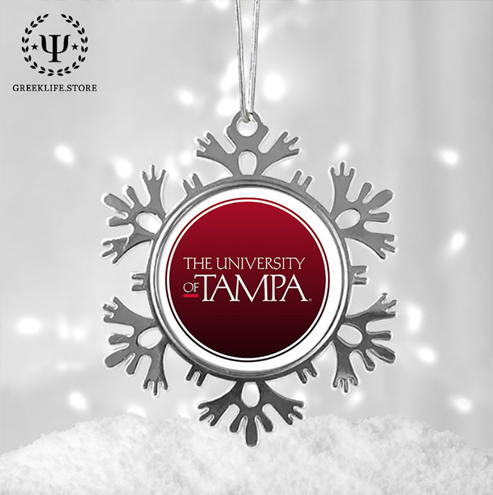 University of Tampa Christmas Ornament - Snowflake Metal