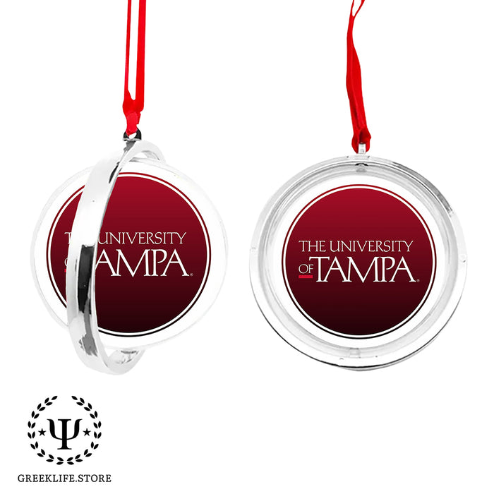 University of Tampa Christmas Reversible Flat Round Ornament