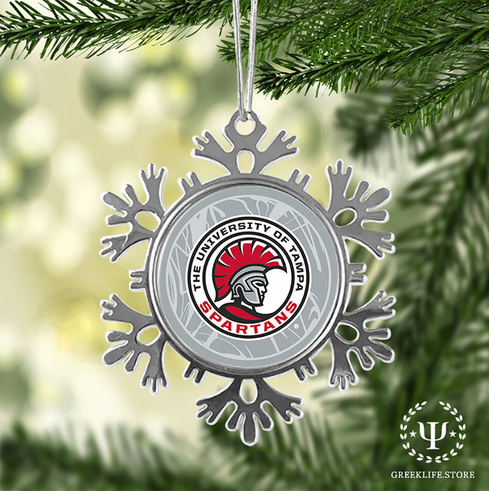University of Tampa Christmas Ornament - Snowflake Metal