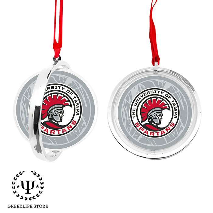 University of Tampa Christmas Reversible Flat Round Ornament