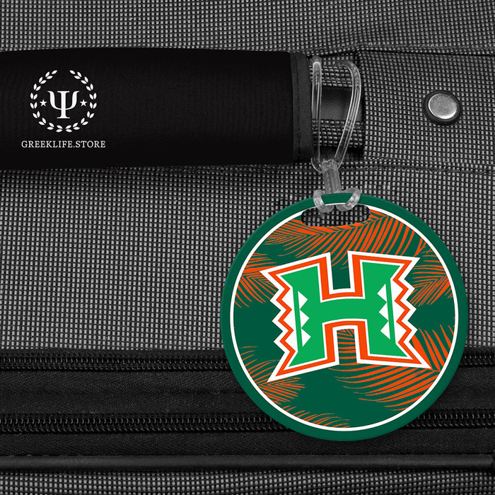 University of Hawaii MANOA Luggage Bag Tag (round)