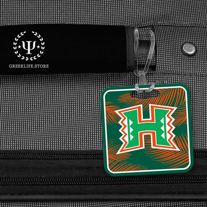 University of Hawaii MANOA Luggage Bag Tag (square)