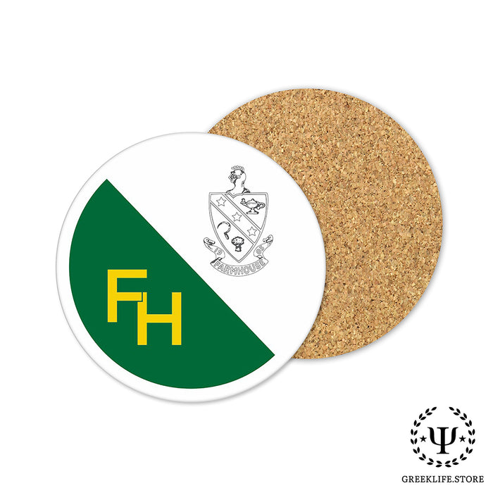 FarmHouse Beverage coaster round (Set of 4)