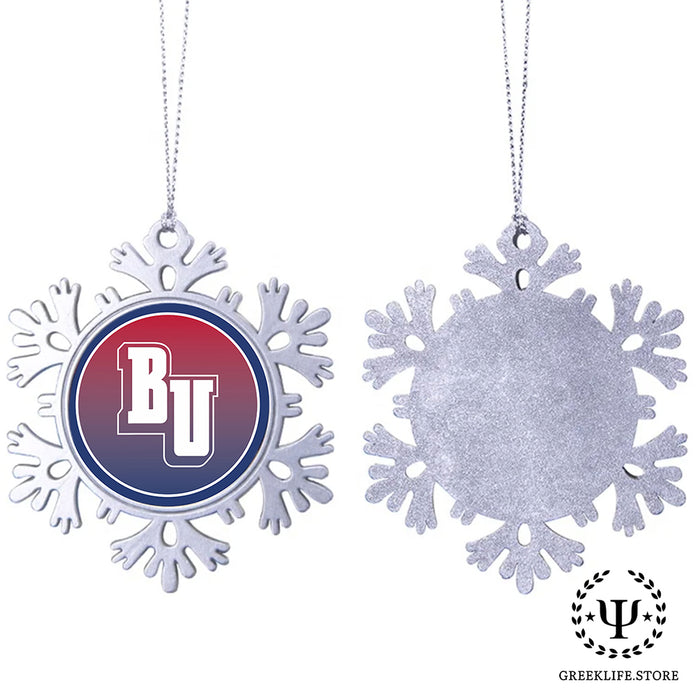 Belmont University Christmas Ornament - Snowflake Metal