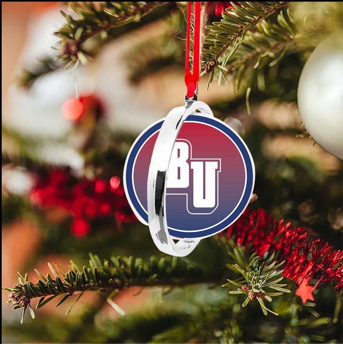Belmont University Christmas Reversible Flat Round Ornament
