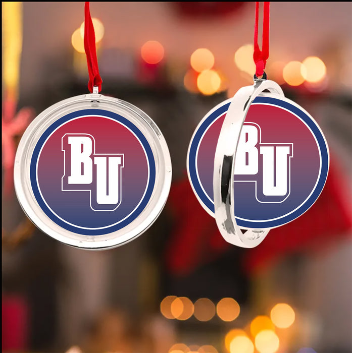 Belmont University Christmas Reversible Flat Round Ornament