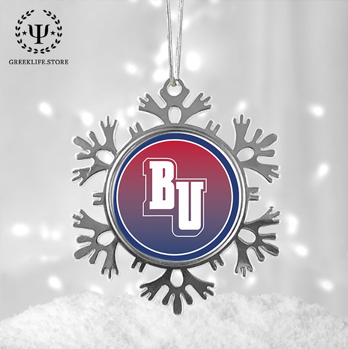 Belmont University Christmas Ornament - Snowflake Metal