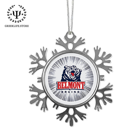 Belmont University Christmas Ornament - Snowflake Metal