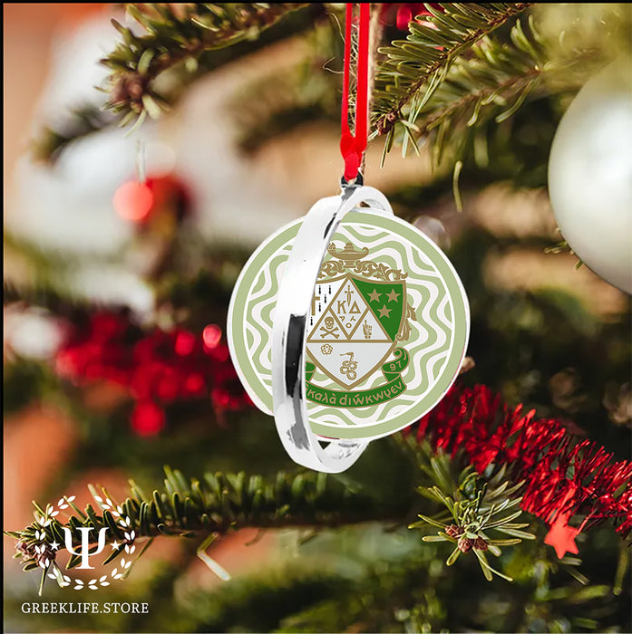 Kappa Delta Christmas Reversible Flat Round Ornament