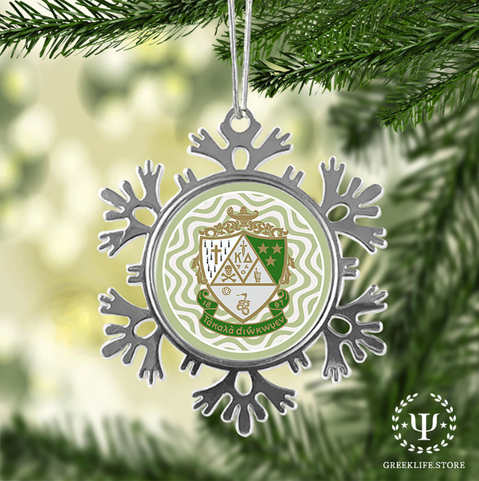 Kappa Delta Christmas Ornament - Snowflake Metal