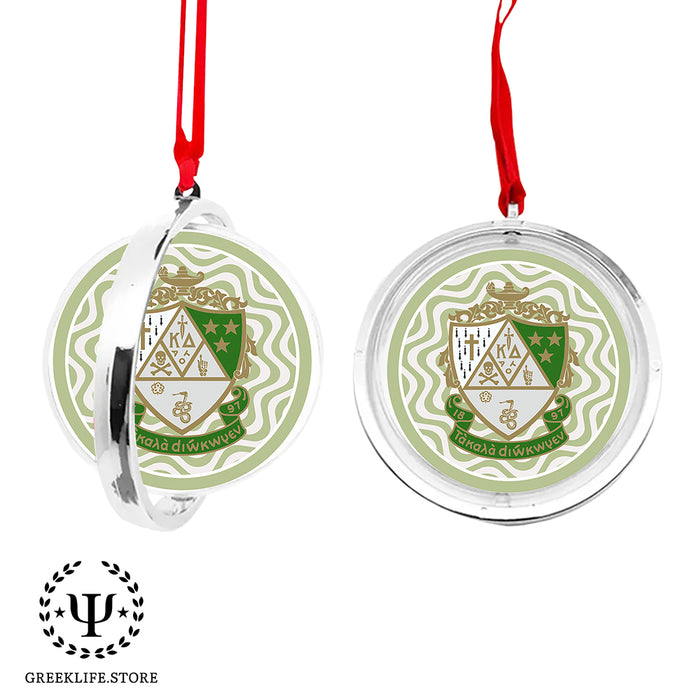 Kappa Delta Christmas Reversible Flat Round Ornament