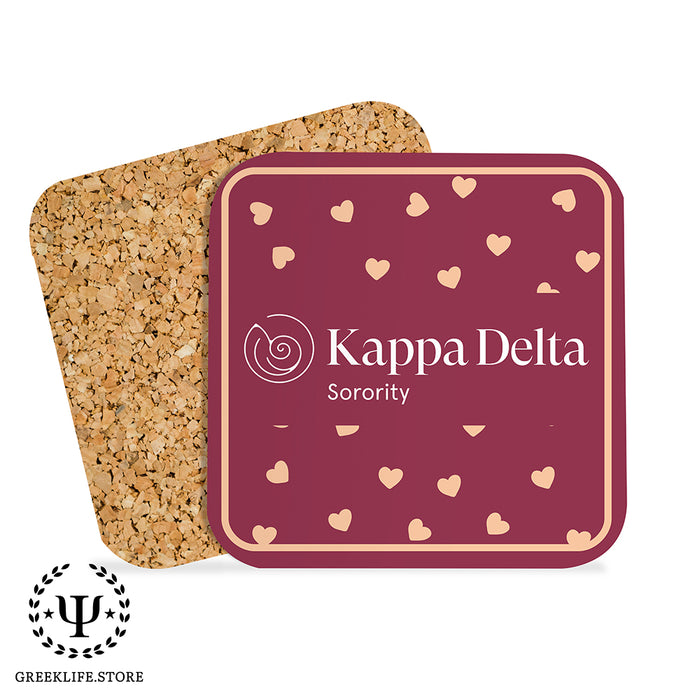 Kappa Delta Beverage Coasters Square (Set of 4)