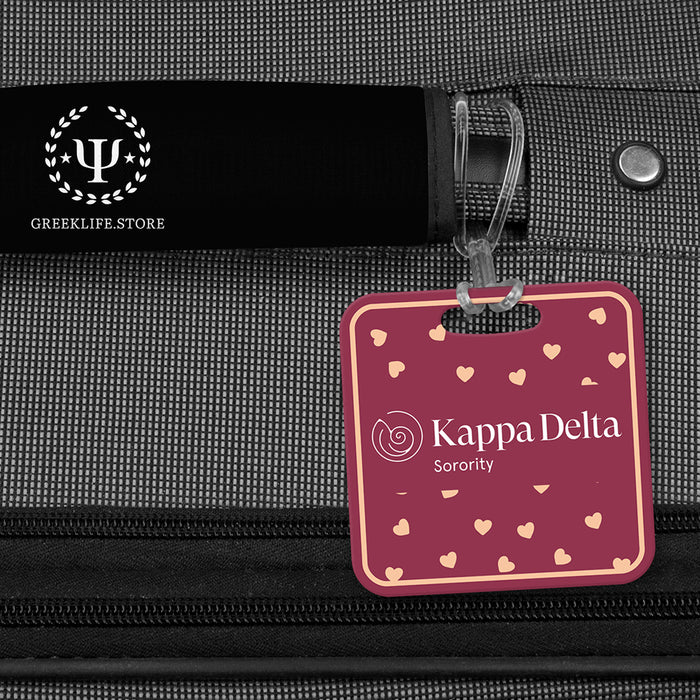 Kappa Delta Luggage Bag Tag (square)