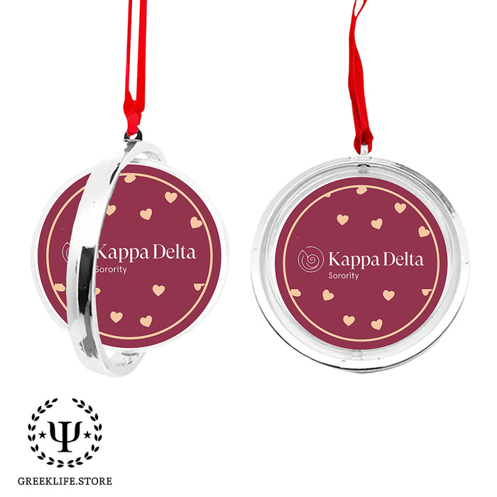 Kappa Delta Christmas Reversible Flat Round Ornament