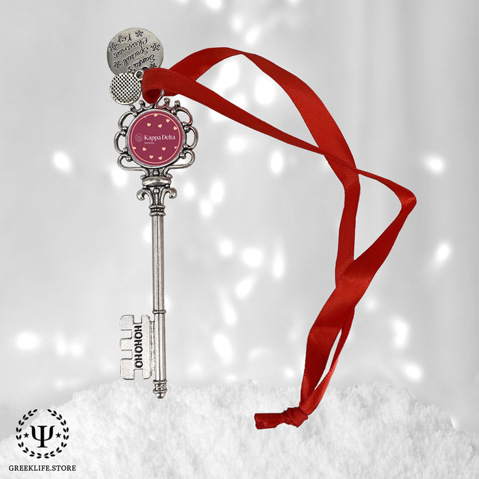 Kappa Delta Christmas Ornament Santa Magic Key