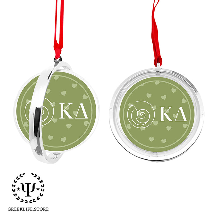 Kappa Delta Christmas Reversible Flat Round Ornament