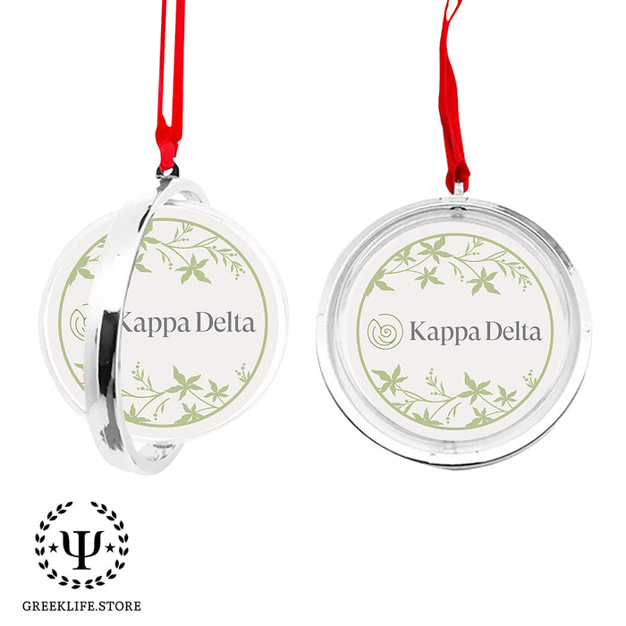 Kappa Delta Christmas Reversible Flat Round Ornament