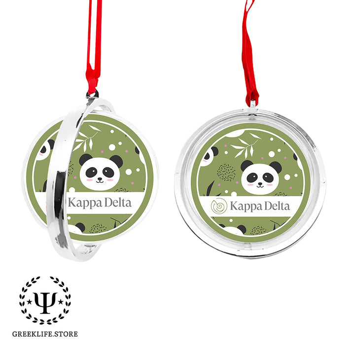 Kappa Delta Christmas Reversible Flat Round Ornament