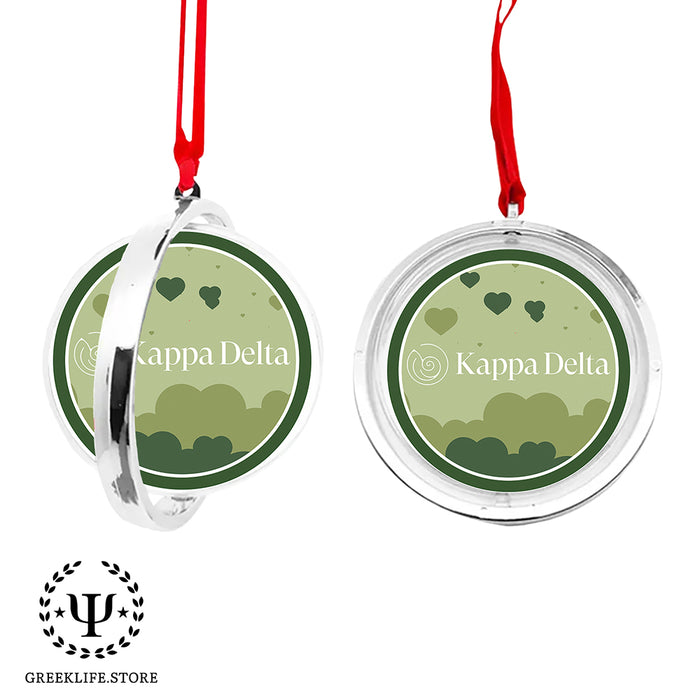 Kappa Delta Christmas Reversible Flat Round Ornament